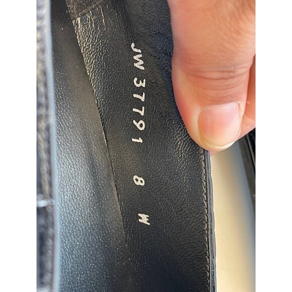 stuart weitzman croc embossed patent leather loafers size 8 - Picture 11 of 11